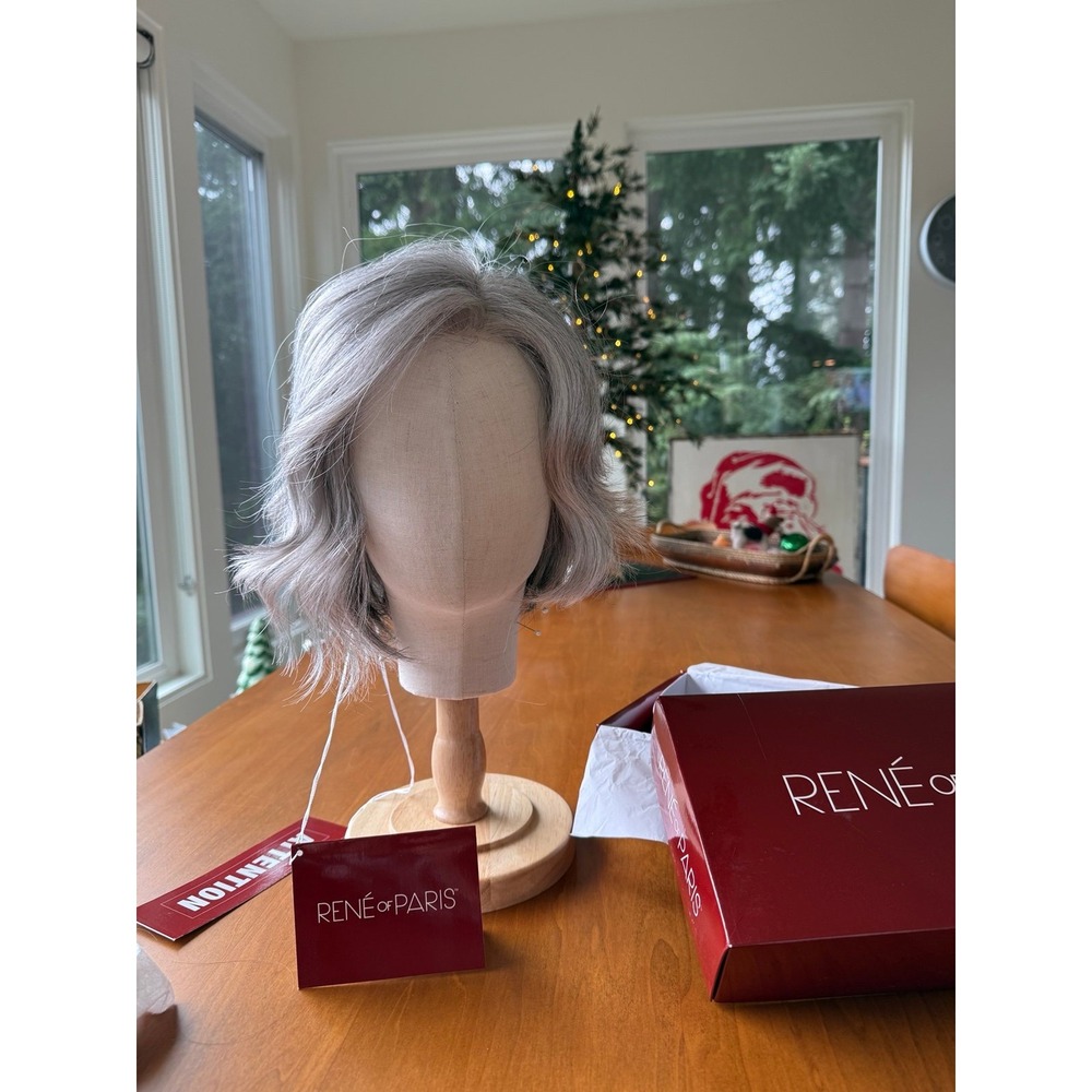 NWT. Rene of Paris Wig. Silver stone